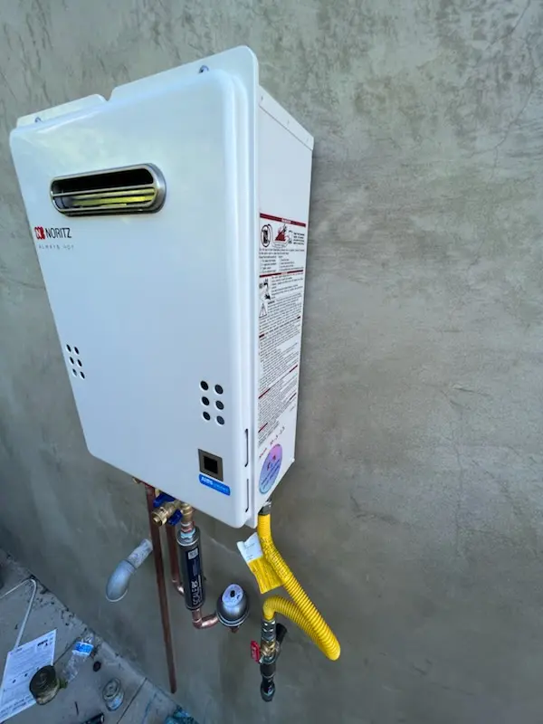 Tankless water heater installation for River Ridge homes